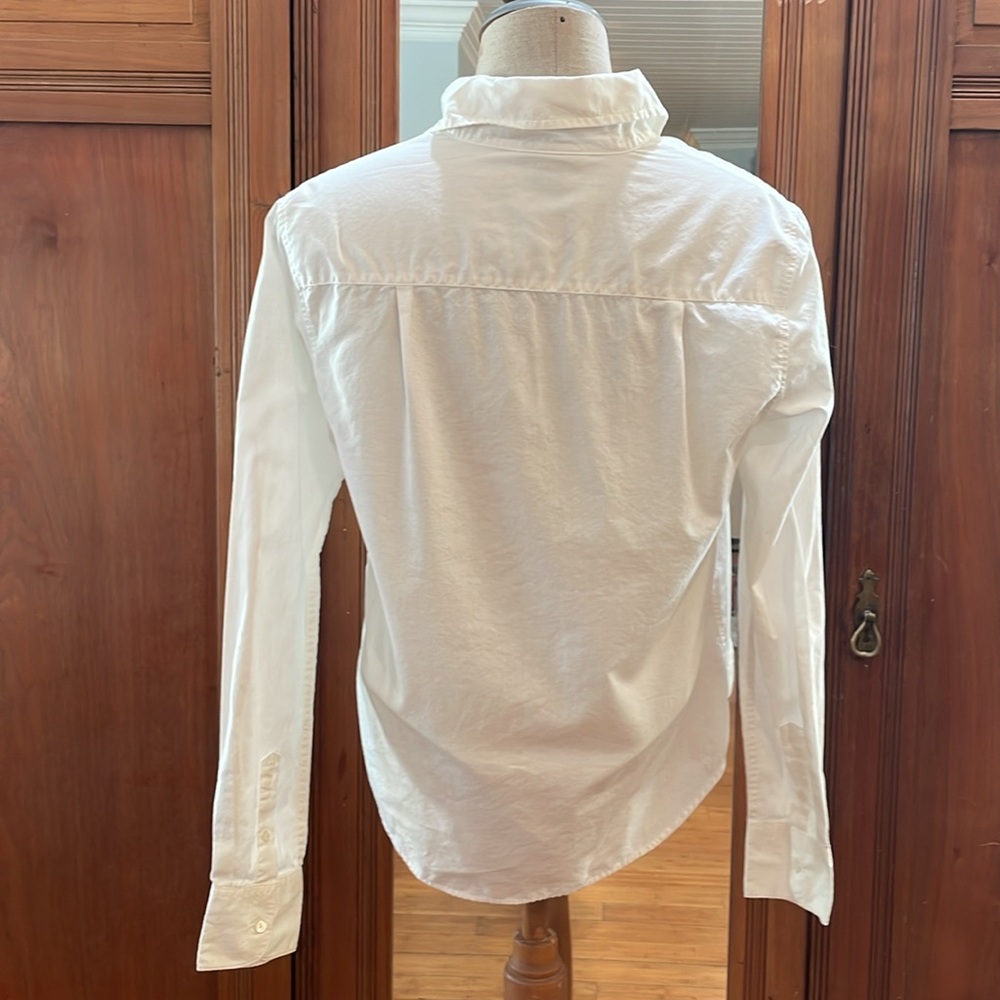 Vintage 90s the Limited white button-down shirt 100% cotton womens size M medium - Picture 5 of 10